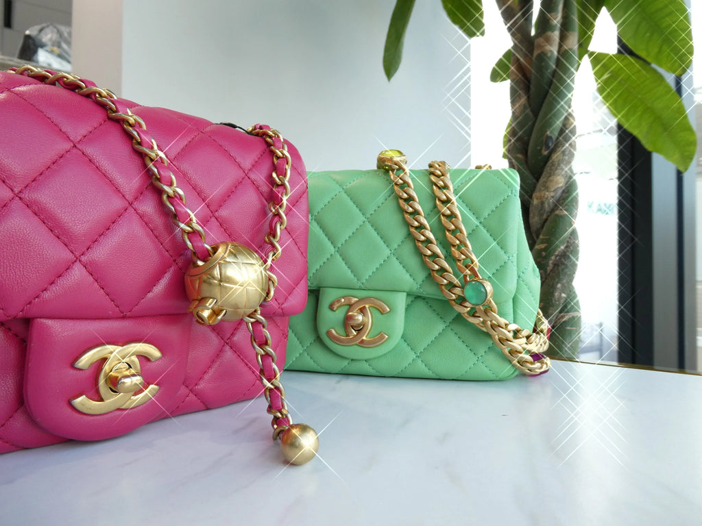 CHANEL Mini Matelassé - Statement Colors & Iconic Chain Details