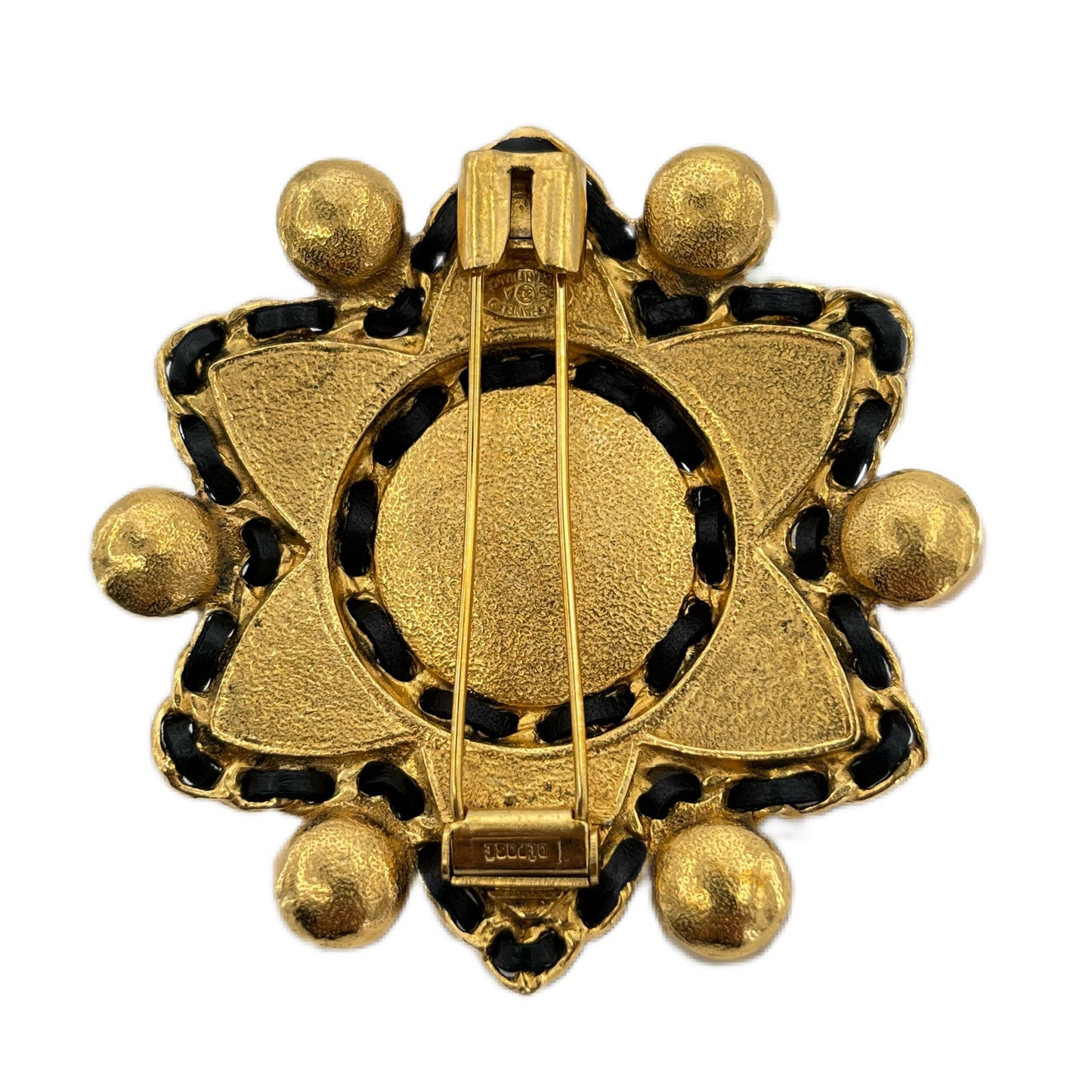 CHANEL VINTAGE BROOCH COLOR STONE ACCESSORY 95A 90198469