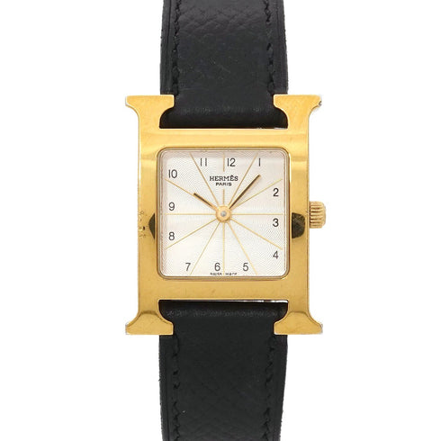 HERMES H Watch HH1 201 Quartz Silver Dial Ladies Watch 903154660