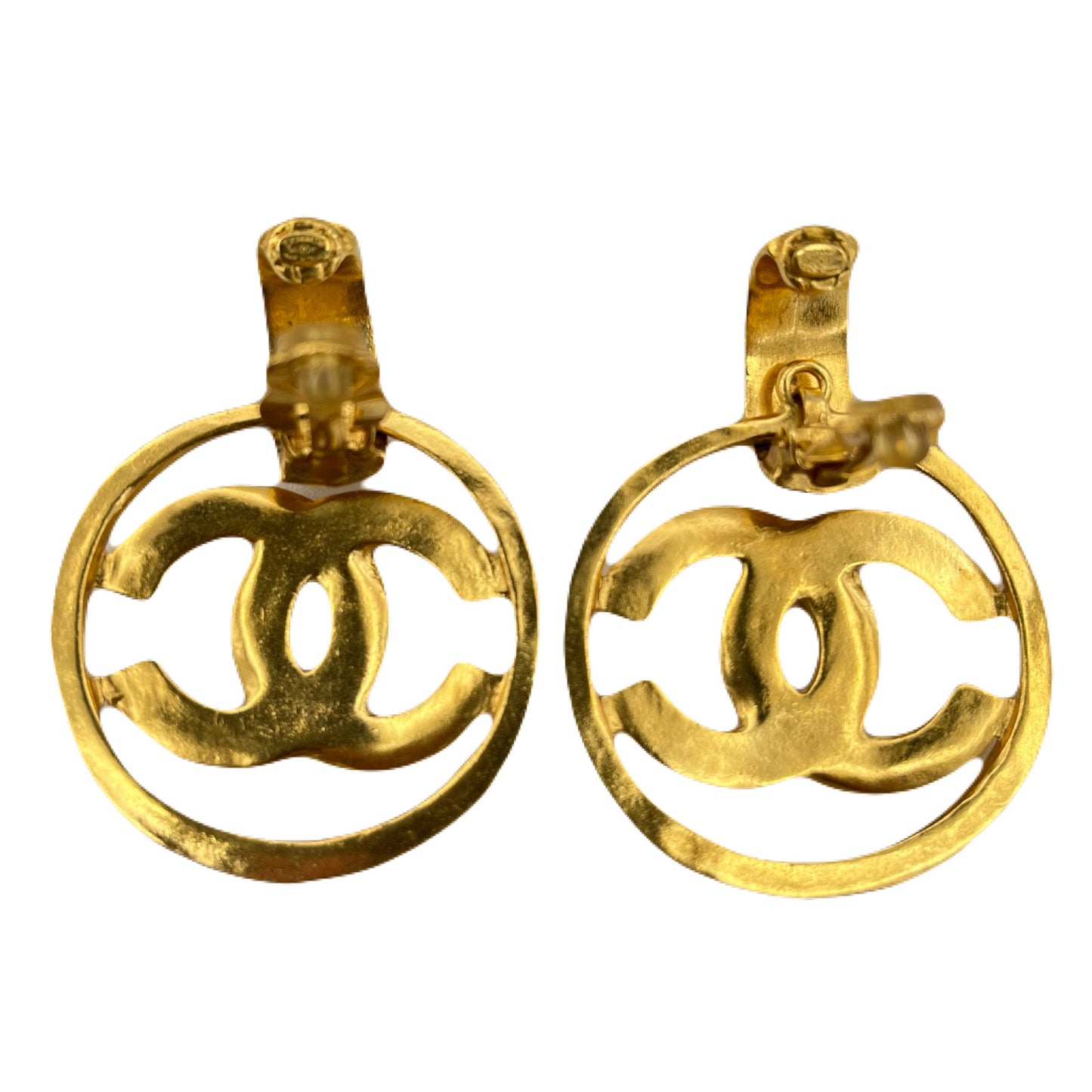 CHANEL VINTAGE EARRINGS COCOMARK ACCESSORY 96P 90260444
