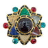 CHANEL VINTAGE BROOCH COLOR STONE ACCESSORY 95A 90217269 - PURPOSE