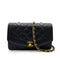 CHANEL VINTAGE DIANA SMALL CHAIN SHOULDER BAG BLACK CAVIAR SKIN 90181759 - PURPOSE