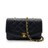 CHANEL VINTAGE DIANA SMALL CHAIN SHOULDER BAG BLACK CAVIAR SKIN 90181759 - PURPOSE