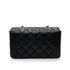 CHANEL VINTAGE DIANA SMALL CHAIN SHOULDER BAG BLACK CAVIAR SKIN 90181759 - PURPOSE