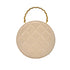 CHANEL VINTAGE ROUND VANITY HAND BAG BEIGE ENAMEL 90187902 - PURPOSE