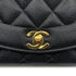 CHANEL VINTAGE DIANA SMALL CHAIN SHOULDER BAG BLACK CAVIAR SKIN 90190799 - PURPOSE