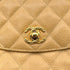 CHANEL VINTAGE BIJOU CHAIN SHOULDER BAG BEIGE CAVIAR SKIN 90198105