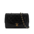 CHANEL VINTAGE DIANA SMALL CHAIN SHOULDER BAG BLACK CAVIAR SKIN 90201171 - PURPOSE