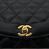 CHANEL VINTAGE DIANA SMALL CHAIN SHOULDER BAG BLACK CAVIAR SKIN 90201171 - PURPOSE