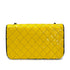CHANEL VINTAGE CHAIN SHUOLDER BAG BYCOLOR YELLOW BLACK SEQUINS CANVAS 90201185 - PURPOSE