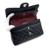 CHANEL CLASSIC FLAP SMALL CHAIN SHOULDER BAG BLACK CAVIAR SKIN SHW 90202733 - PURPOSE