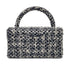 CHANEL VINTAGE PARENT-CHILD BAG PARENT ONLY BLACK TWEED × SEQUIN 90204188 - PURPOSE