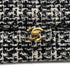 CHANEL VINTAGE PARENT-CHILD BAG PARENT ONLY BLACK TWEED × SEQUIN 90204188 - PURPOSE
