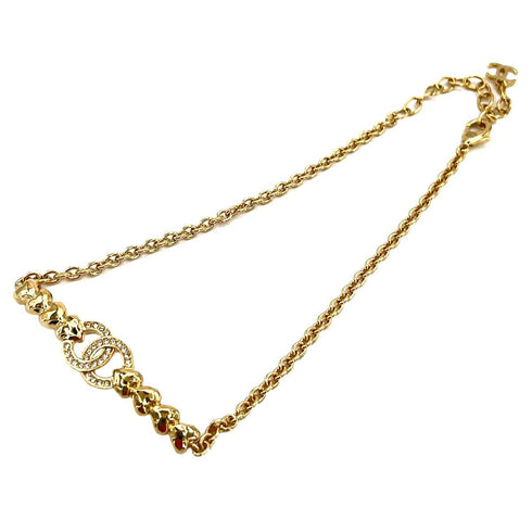 CHANEL CHOKER NECKLACE COCOMARK RHINESTONE ACCESSORY B23P 90206475 - PURPOSE