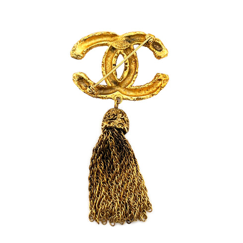 CHANEL VINTAGE BROOCH COCOMARK FRINGE ACCESSORY 93A 90207771 - PURPOSE