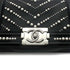 CHANEL PEARL BOYCHANEL SMALL CHAIN SHOULDER BAG BLACK LEATHER 90208965 - PURPOSE