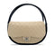 CHANEL HULA HOOP CROSS HAND BAG BEIGE BLACK LAMB SKIN 90208969 - PURPOSE