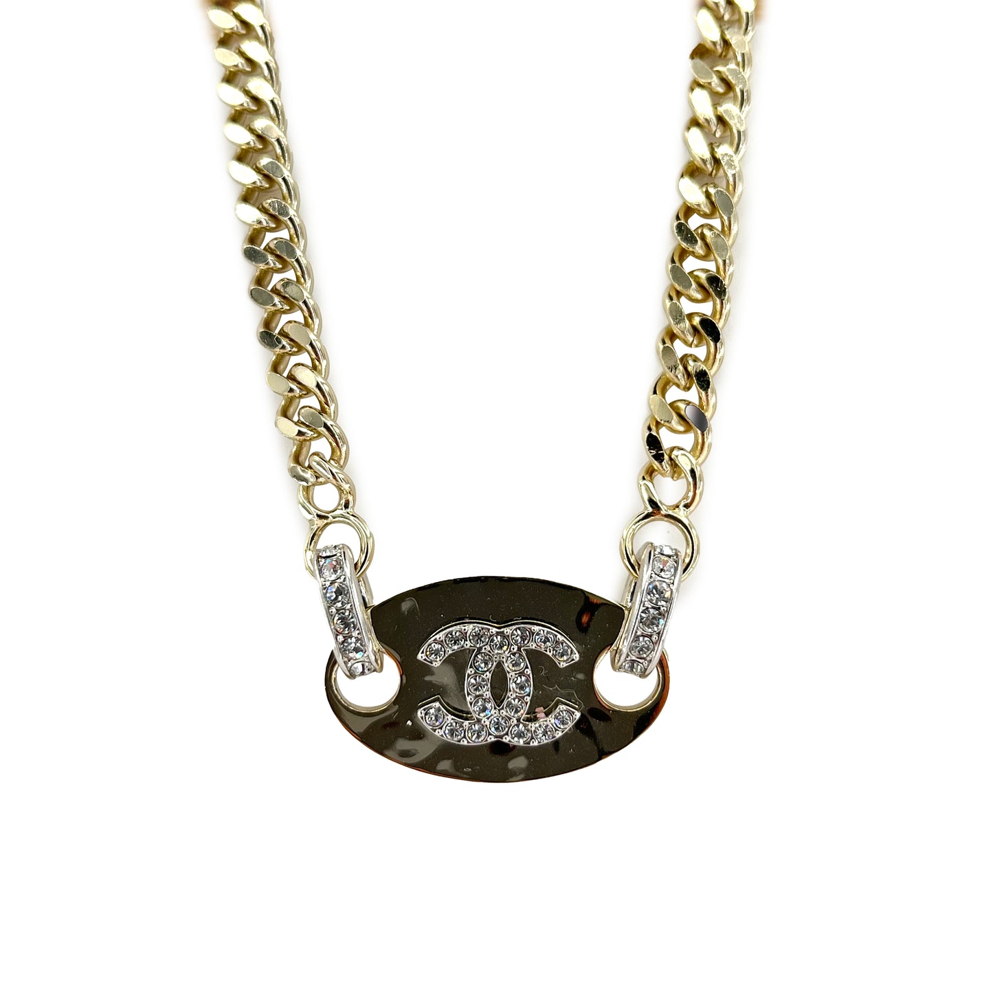 CHANEL NECKLACE COCOMARK RHINESTONE ACCESSORY A22S 90210917