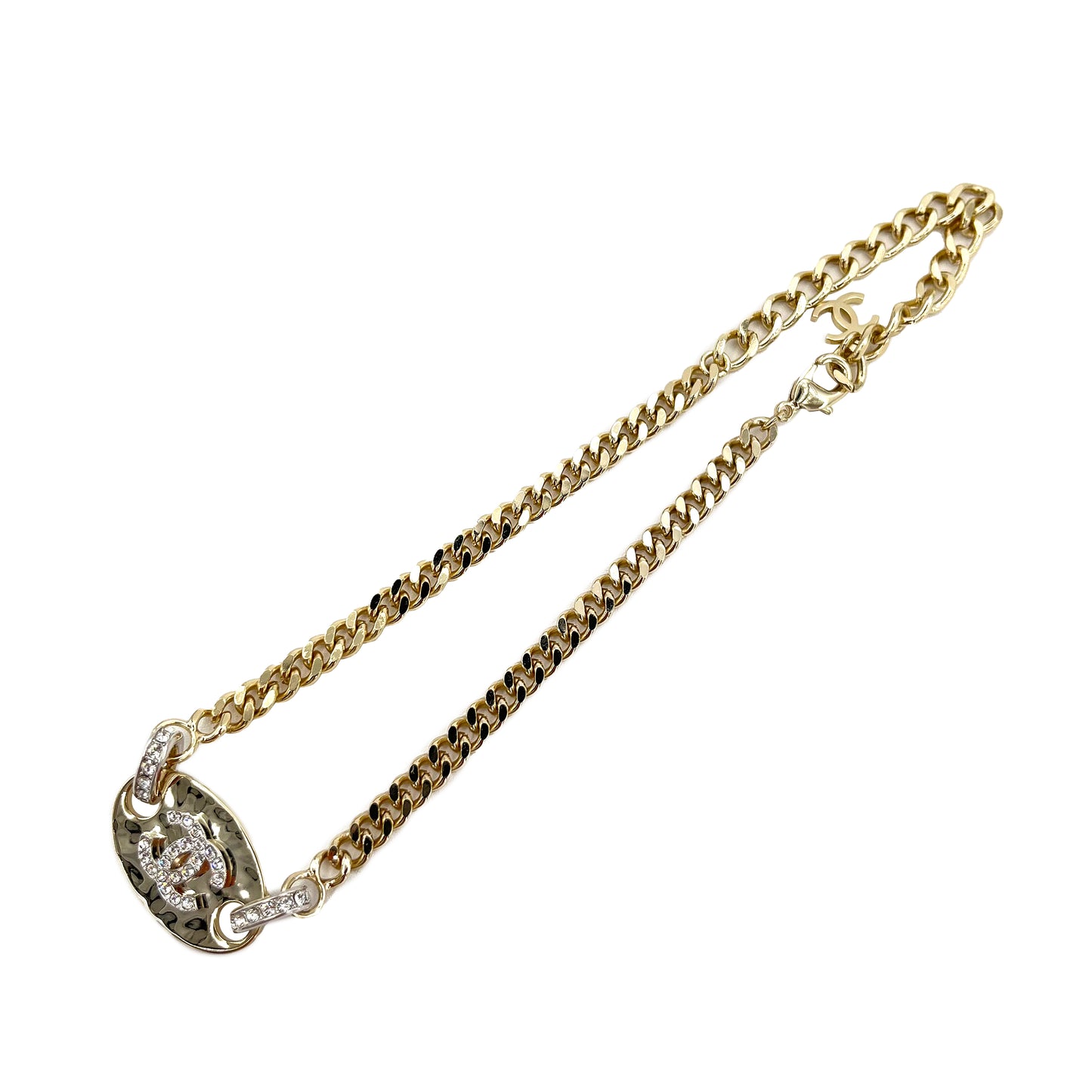 CHANEL NECKLACE COCOMARK RHINESTONE ACCESSORY A22S 90210917