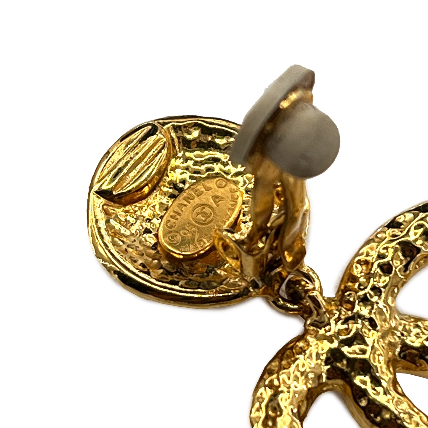 CHANEL VINTAGE EARRINGS COCOMARK ACCESSORY 95A 90260450