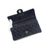 CHANEL VINTAGE CHAIN SHOULDER BAG BLUE DENIM 90212714