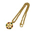 CHANEL VINTAGE NECKLACE COCOMARK ROUND COLORSTONE ACCESSORY 94A 90213284 - PURPOSE