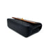 CHANEL VINTAGE WOOD FLAP CHAIN SHOULDER BAG BLACK CAVIAR SKIN 90213611