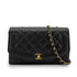 CHANEL VINTAGE DIANA MEDIUM CHAIN SHOULDER BAG BLACK CAVIAR SKIN 90213952 - PURPOSE