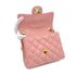 CHANEL VINTAGE MINI SQUARE 17 CHAIN SHOULDER BAG PINK CAVIAR SKIN 90217452