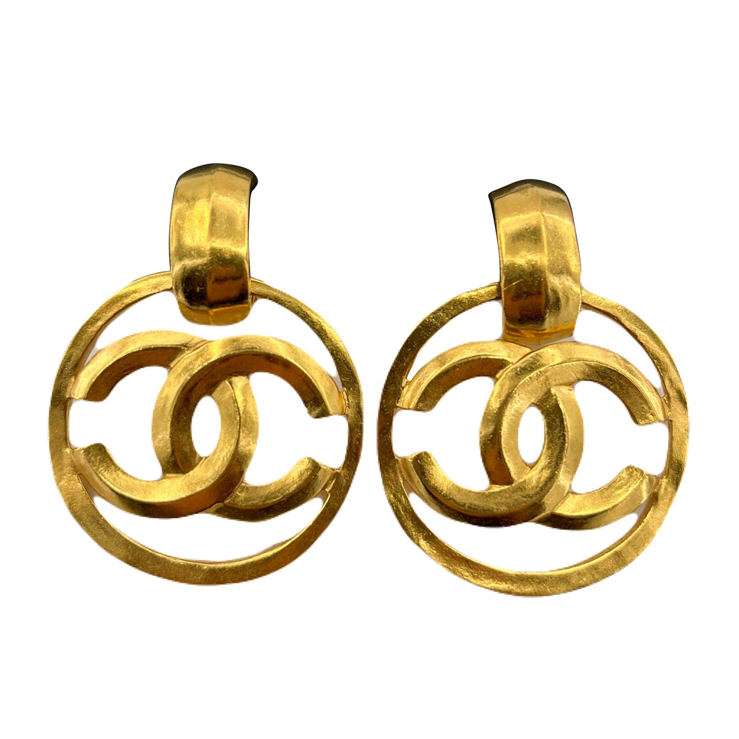 CHANEL VINTAGE EARRINGS COCOMARK ACCESSORY 96P 90260444