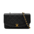 CHANEL VINTAGE DIANA SMALL CHAIN SHOULDER BAG BLACK CAVIAR SKIN 90219632 - PURPOSE