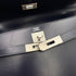 HERMES KELLY 32 SELLIER GUILLOCHE NAVY BOXCALF HAND SHOULDER BAG □G SHW 90221030 - PURPOSE