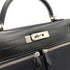 HERMES KELLY LAKIS 28 BLACK BOXCALF TOILE OFFICIER HAND SHOULDER BAG □J SHW 90224703 - PURPOSE