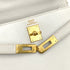 HERMES MINI KELLY 20 WHITE GRAINE HAND SHOULDER BAG 〇O 90227517 - PURPOSE