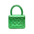 CHANEL VINTAGE PARENT-CHILD BAG METALLIC GREEN LAMB SKIN 90228454 - PURPOSE