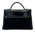 HERMES KELLY LAKIS 40 BLACK BOXCALF TOILE OFFICIER HAND SHOULDER BAG □H 90230404 - PURPOSE