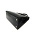 HERMES KELLY 28 SELLIER GUILLOCHE BLACK BOXCALF HAND SHOULDER BAG ▢G 90231896 - PURPOSE