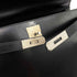 HERMES KELLY 28 SELLIER GUILLOCHE BLACK BOXCALF HAND SHOULDER BAG ▢G 90231896 - PURPOSE