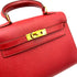 HERMES MINI KELLY 20 ROUGE COUCHVEL HAND SHOULDER BAG 〇Y 90233732 - PURPOSE