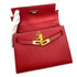 HERMES MINI KELLY 20 ROUGE COUCHVEL HAND SHOULDER BAG 〇Y 90233732 - PURPOSE
