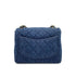 VINTAGE CHANEL MINI SQUARE 17 CHAIN SHOULDER BAG BLUE DENIM GOLD HARDWAR 90234630 - PURPOSE
