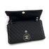 CHANEL VINTAGE CHAIN SHOULDER BAG BLACK SATIN 90235472 - PURPOSE