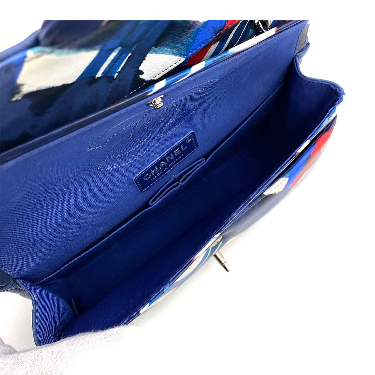 CHANEL CLASSIC FLAP MEDIUM AIRLINE SHOULDER BAG LAMB SKIN 90235473