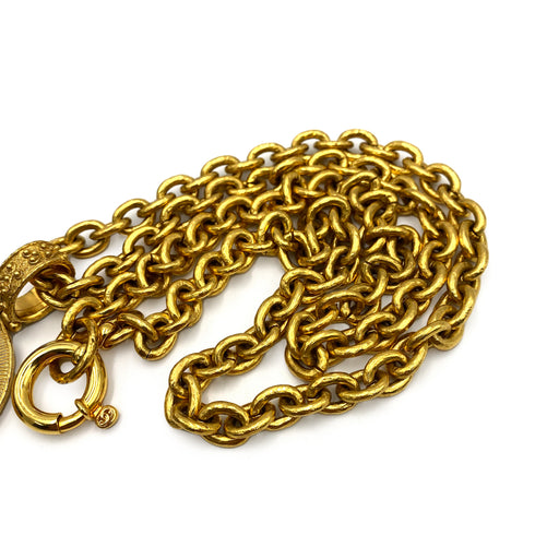 CHANEL VINTAGE NECKLACE ROUND COCOMARK ACCESSORY 94A 90235502 - PURPOSE