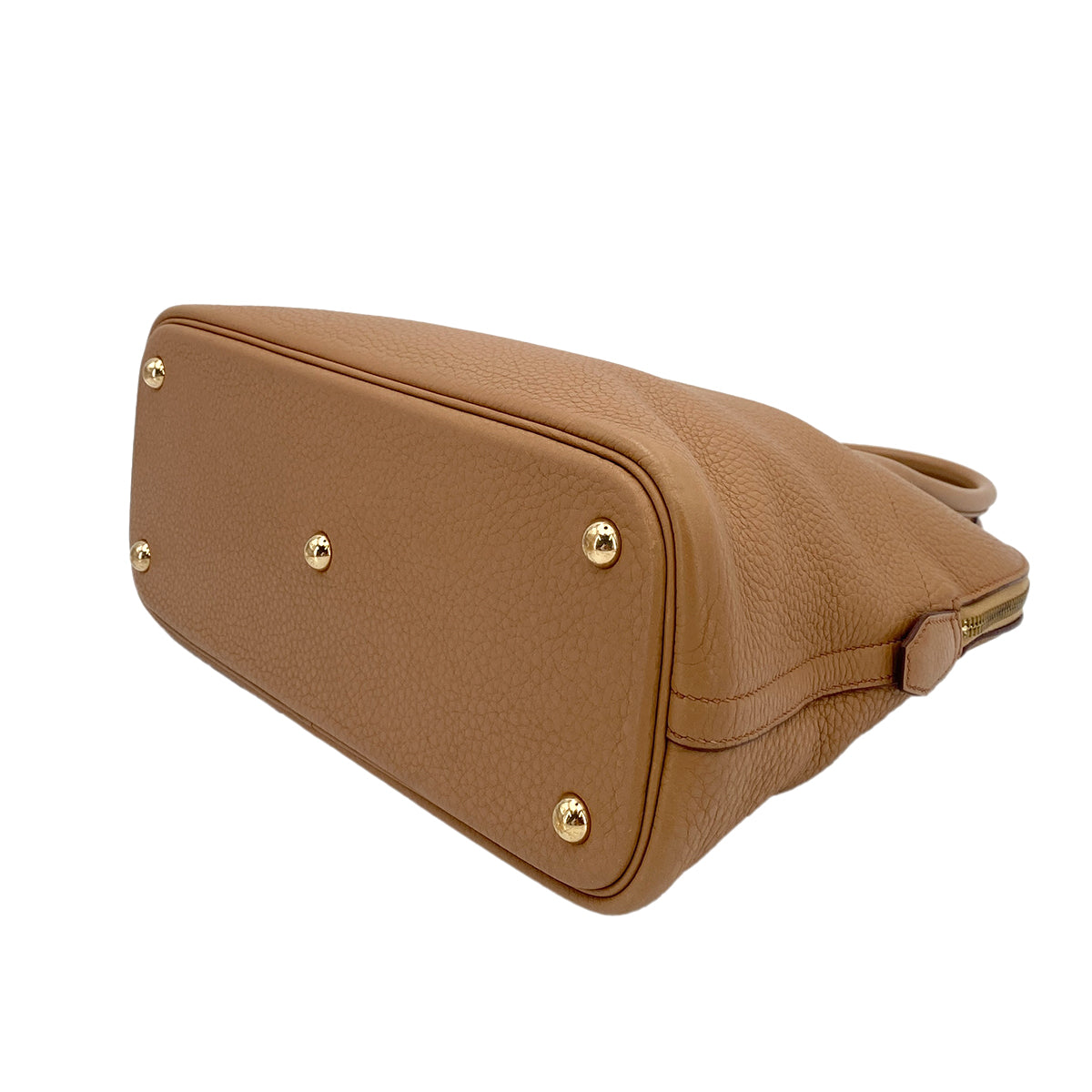 HERMES BOLIDE 31 TABAC CAMEL TAURILLON CLEMENCE HAND SHOULDER BAG ▢L 90247094