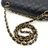 CHANEL CLASSIC FLAP MEDIUM CHAIN SHOULDER BAG BLACK CAVIAR SKIN 90237324 - PURPOSE