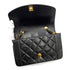 CHANEL VINTAGE DIANA SMALL CHAIN SHOULDER BAG BLACK LAMB SKIN 90238030 - PURPOSE