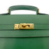 HERMES MINI KELLY 20 SELLIER GREEN COUCHEVEL SHOULDER BAG 〇Y GHW 90239776
