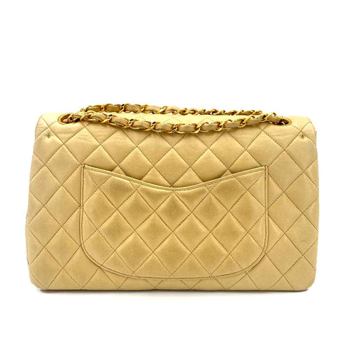 CHANEL VINTAGE PARIS ONLY MATELASSE CHAIN SHOULDER BAG BEIGE LAMB SKIN 90240427 - PURPOSE