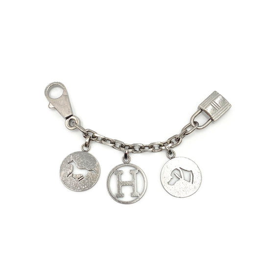 HERMES BAG CHARM AMULET 4 ACCESSORY SILVER 90240428